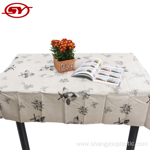 tablecloth with flannel back peva